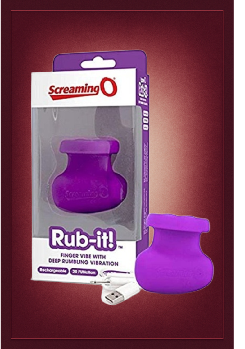 Rub-It Finger Vibe With 20 Function Black