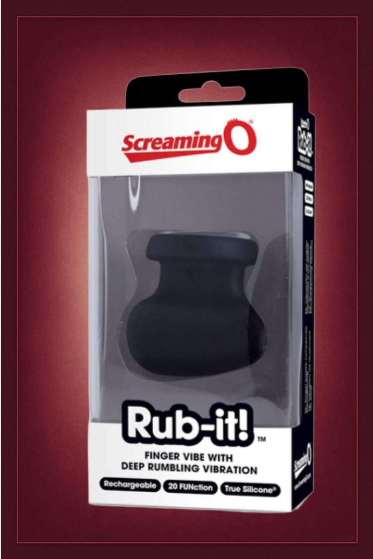 Rub-It Finger Vibe With 20 Function Black