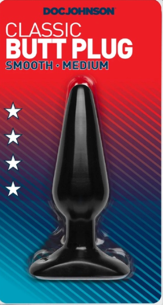Classic Butt Plug Smooth – Medium | Un clásico para explorar sin miedo
