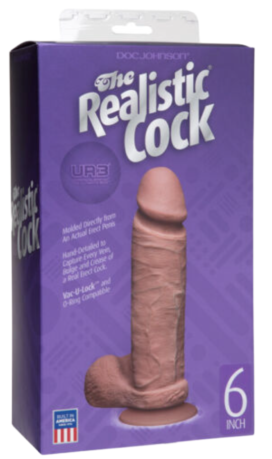 THE REALISTIC COCK ULTRASKYN 6 INCH