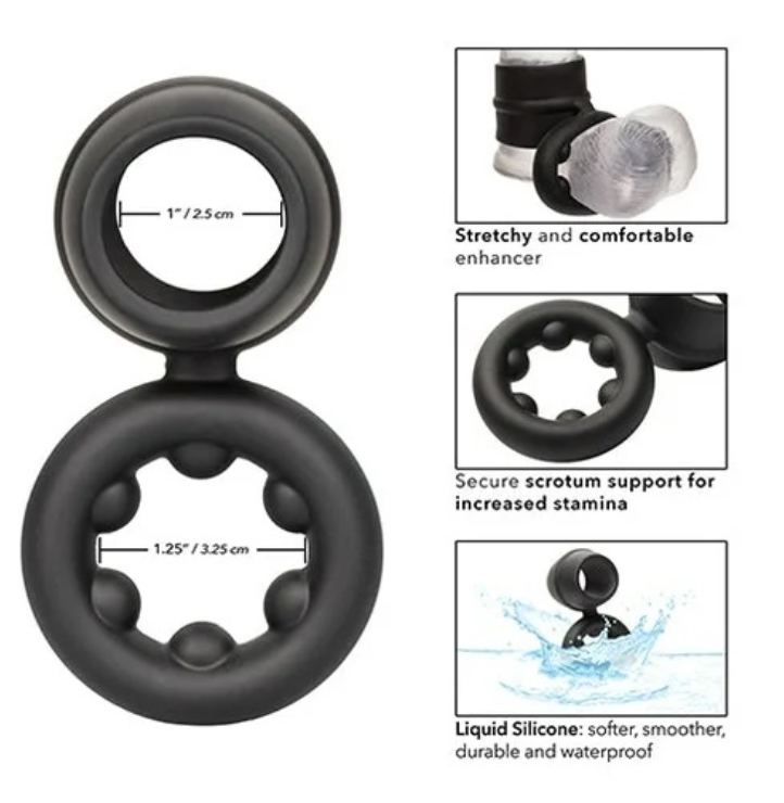 Liquid Silicone Dual Support Magnum Ring – Doble soporte, doble placer