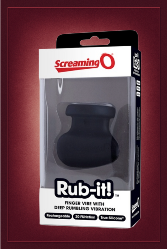 Rub-It Finger Vibe With 20 Function Black