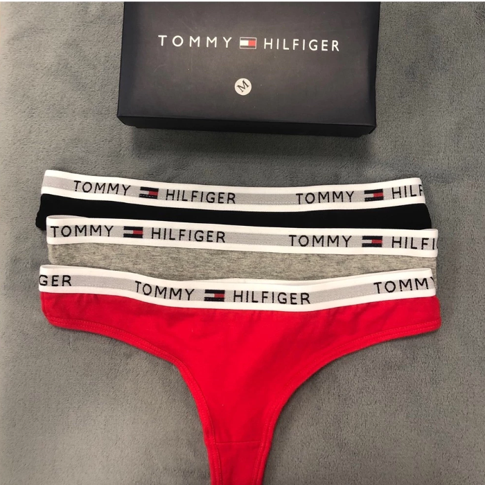 3 Tangas Tommy Hilfiger talla grande calidad Premium