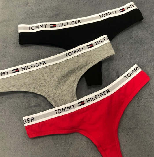 3 Tangas Tommy Hilfiger talla grande calidad Premium