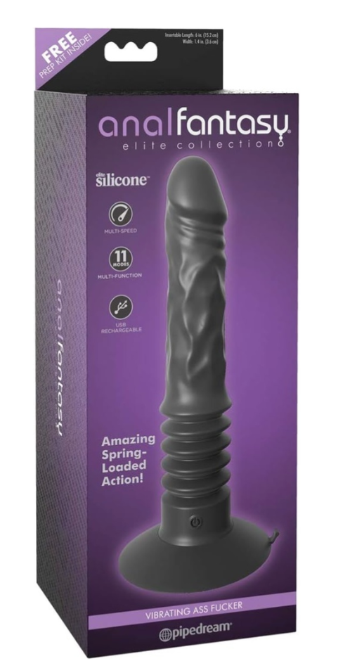 Anal Fantasy Vibrating Ass Fucker – Vibra, empuja… y te deja sin aire