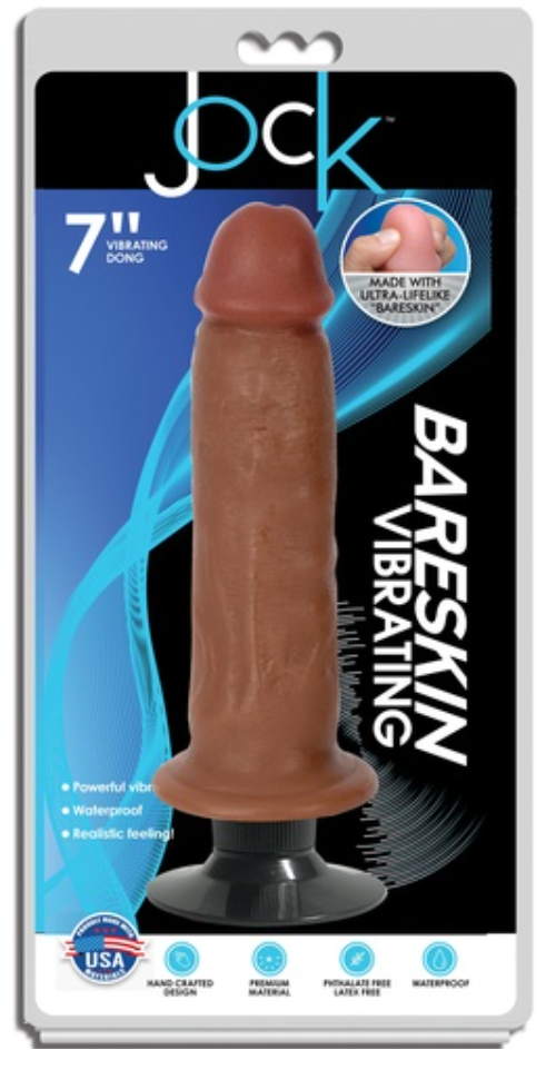 Jock Bareskin 7" Vibrating – Textura real, vibración intensa