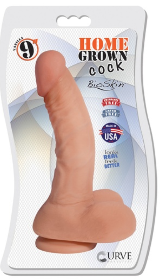 Curve Home Grown Cock Vanilla 9" – Realismo que pesa… y se siente