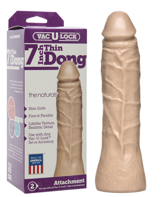 Accesorio Vac-U-Lock Real Slim 7” – Delgado, realista y directo al punto
